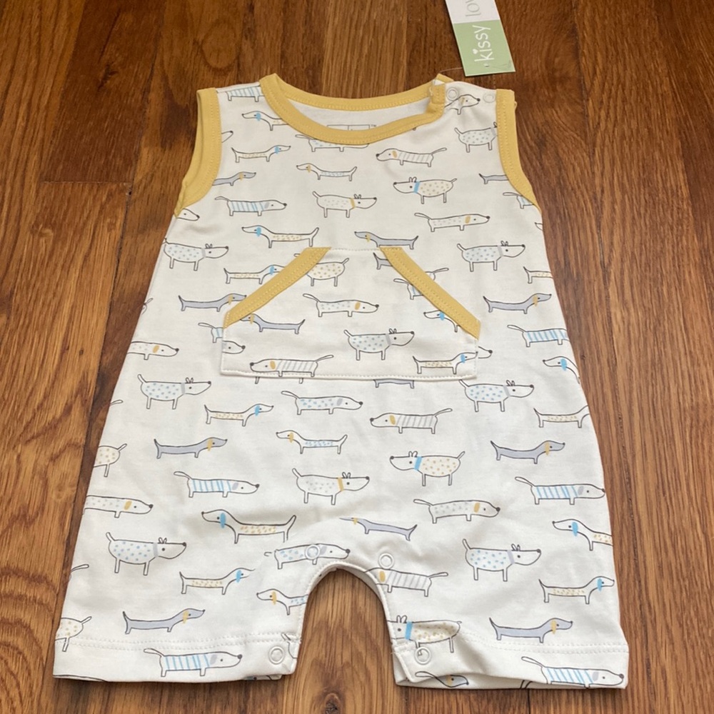 Puppy Sleeveless Romper